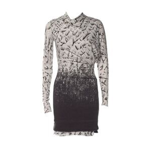 • HELMUT LANG PRINTED MINI DRESS